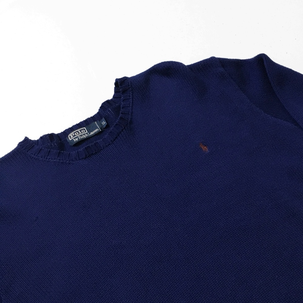 Polo Ralph Lauren Blue Sweater Sz XL